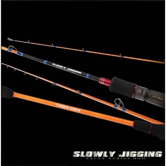 【世界釣具】🔥免運🔥寸真 SLOWLY 40~180g 船釣 鐵板竿 路亞竿 日本FUJL配件 一本半