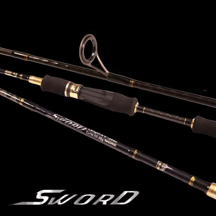【世界釣具】🔥免運🔥寸真 SWORD 並繼式 路亞竿 槍柄/直柄 MH調性 ML調性 交叉碳纖維纏繞技術
