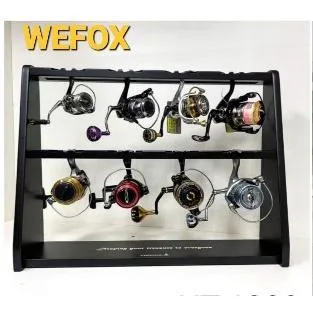 【世界釣具】🔥現貨🔥V-FOX 鉅灣 WEFOX WDX-1113 木製捲線器架 捲線器展示架 捲線器收納架 釣具展示架