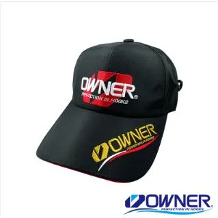 【世界釣具】OWNER 歐娜  【台灣限定版】釣魚帽 紅/灰 帽子 遮陽帽 防撥水 立體刺繡LOGO 釣魚 防曬帽/現貨