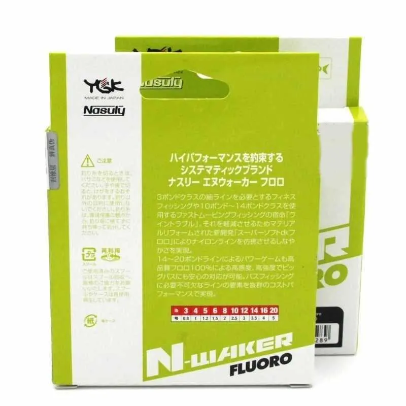 【世界釣具】日本YGK N-WAKER FLUORO 91m 碳纖維線 卡夢線 子線 前導 岸拋 軟絲 鐵板木蝦路亞假餌