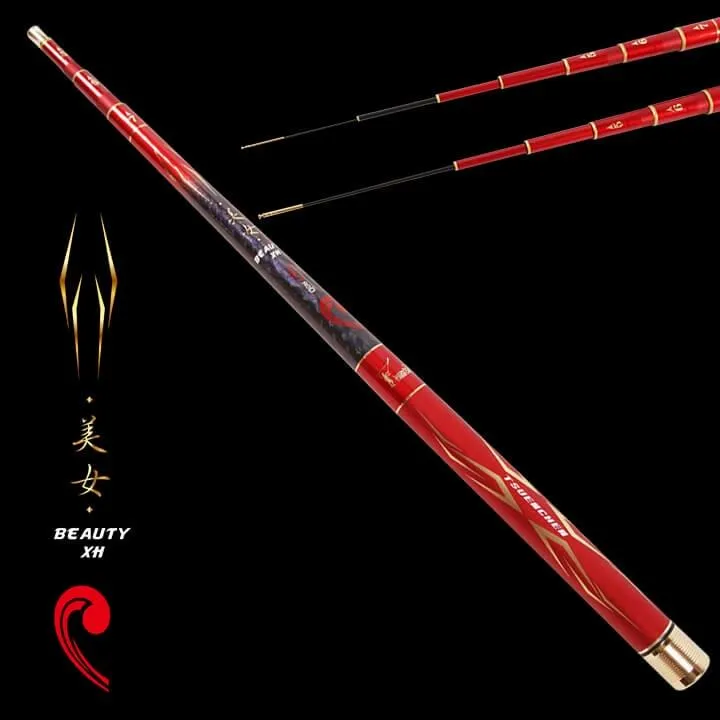 【世界釣具】🔥免運🔥寸真 美女 野獸 情侶蝦竿 XH調性與XXH調性 可加購原廠退二進一尾 釣蝦竿 釣蝦