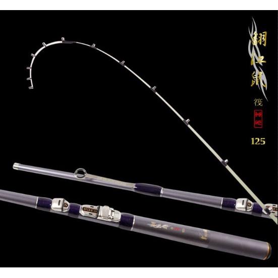 【世界釣具】結帳再J價🔥 翻江鼠 筏竿 短節 老鼠尾 並繼式 100cm / 125cm 水庫竿 \現貨