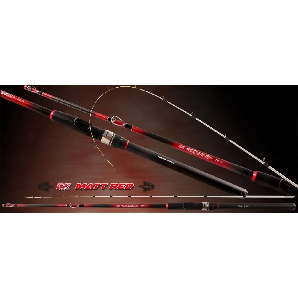 【世界釣具】🔥寸真 銷紅 MATT RED 7尺 筏竿 前打 並繼式 筏釣 海釣場 水庫  \\現貨