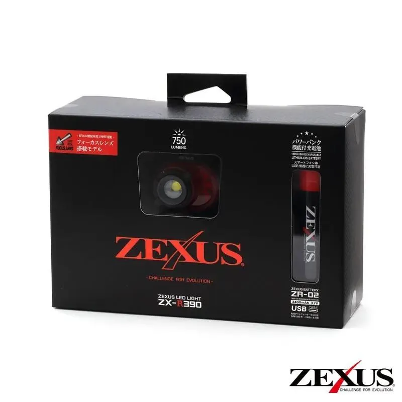 【世界釣具】日本富士 ZEXUS ZX-R390 頭燈 FUJI-TOKI