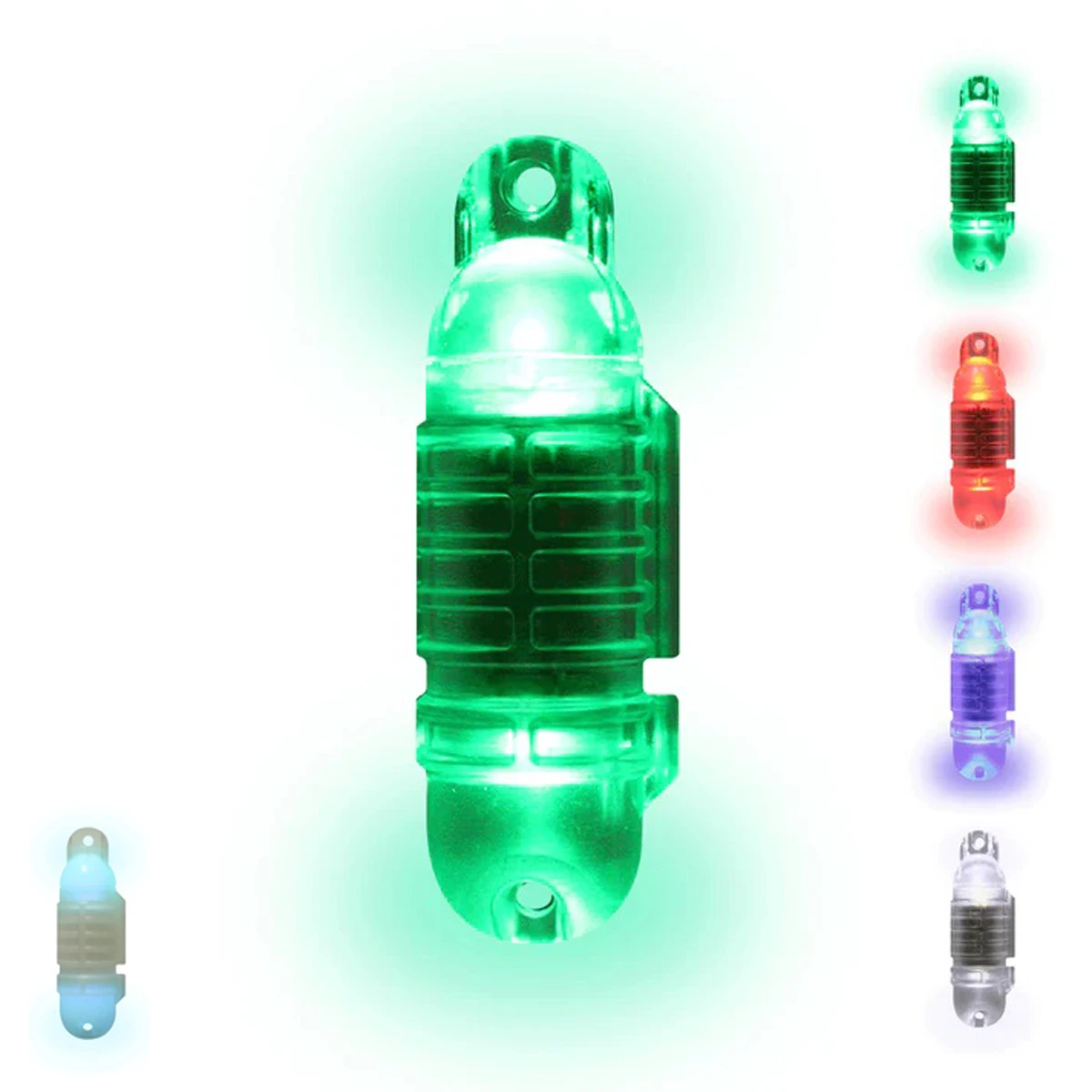【世界釣具】台灣製造 水燈 集魚燈 誘魚燈 入水亮 附電池 藍 紫 綠 紅 白色 STARLIT星光