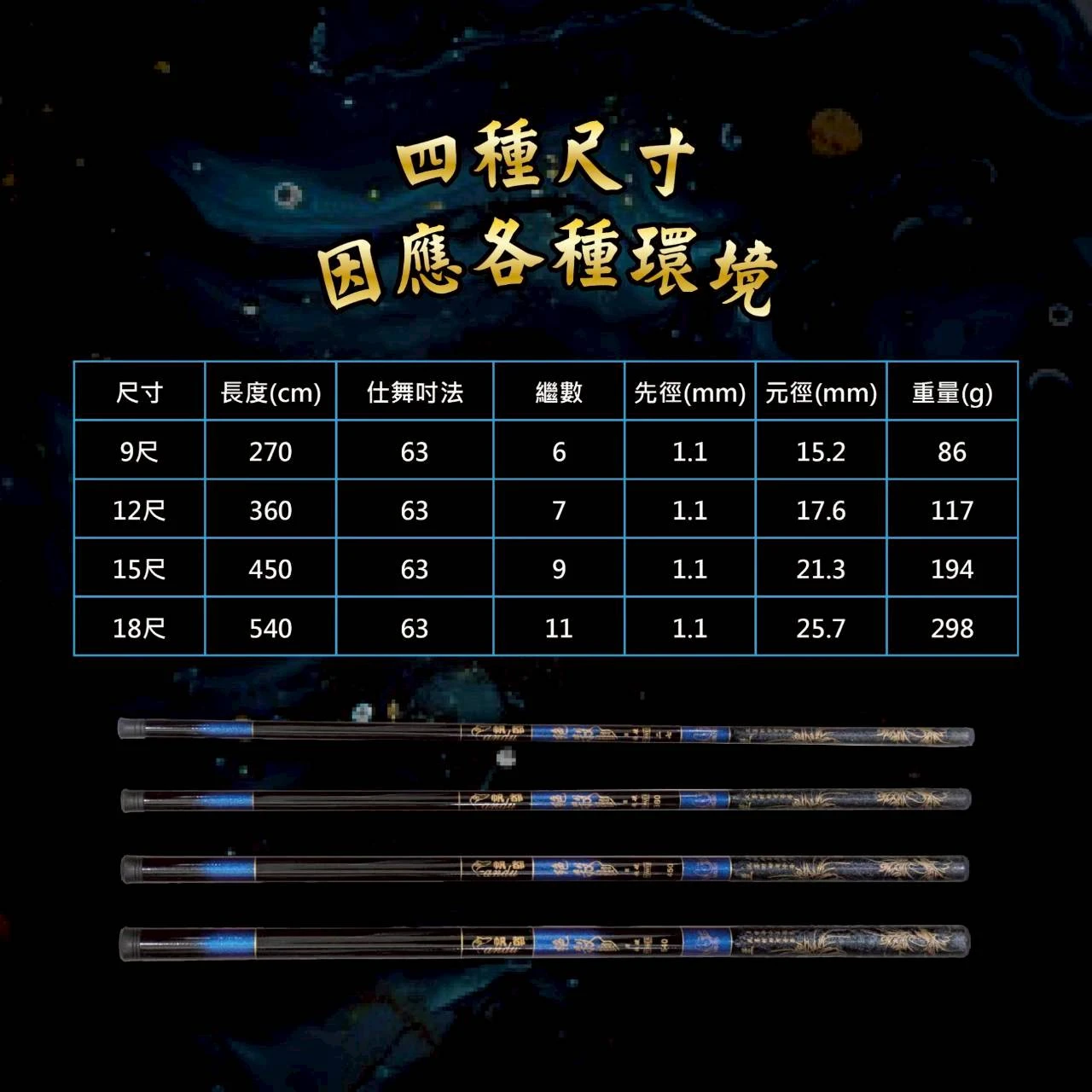 【世界釣具】EVO 海力士 絕殺 手竿 偷跑手竿 9尺 12尺 15尺 18尺 水庫 溪流竿 港口 池釣 福壽魚