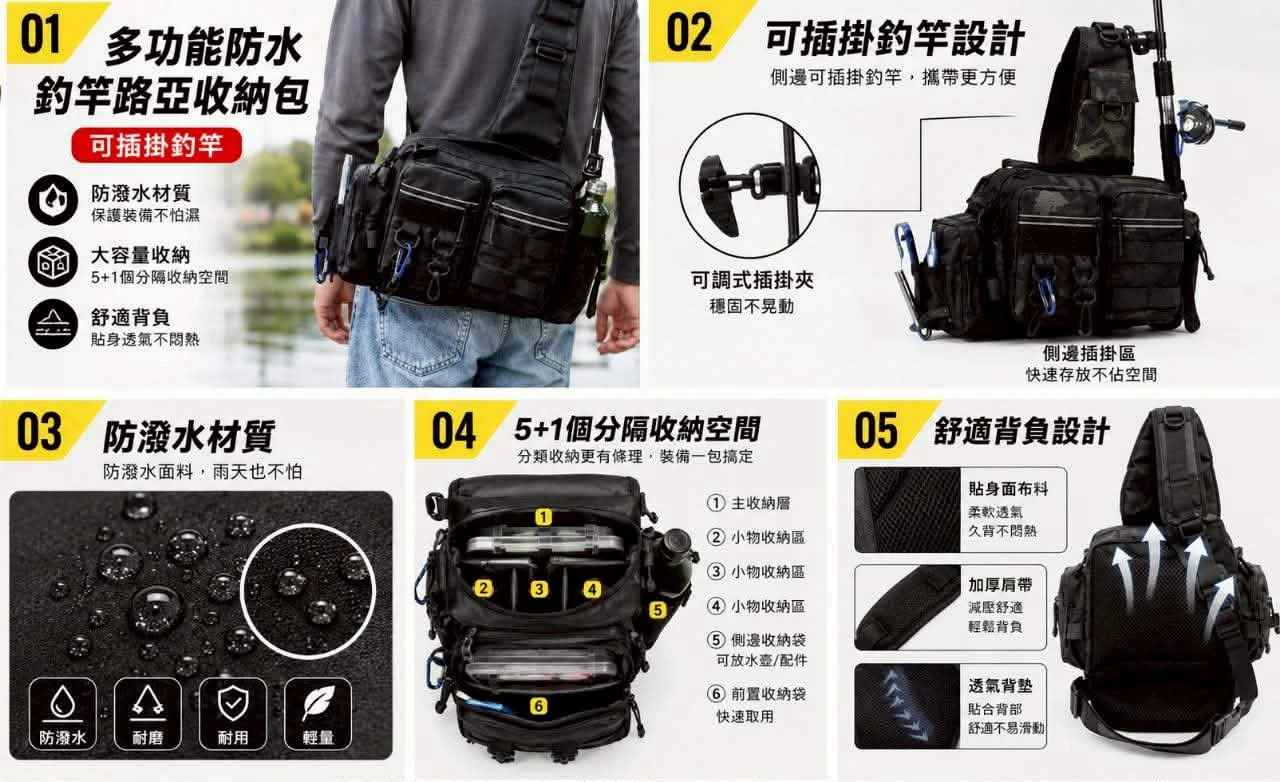【世界釣具】EVO 海力士 路亞包 釣魚工具包 萬用包 腰包
