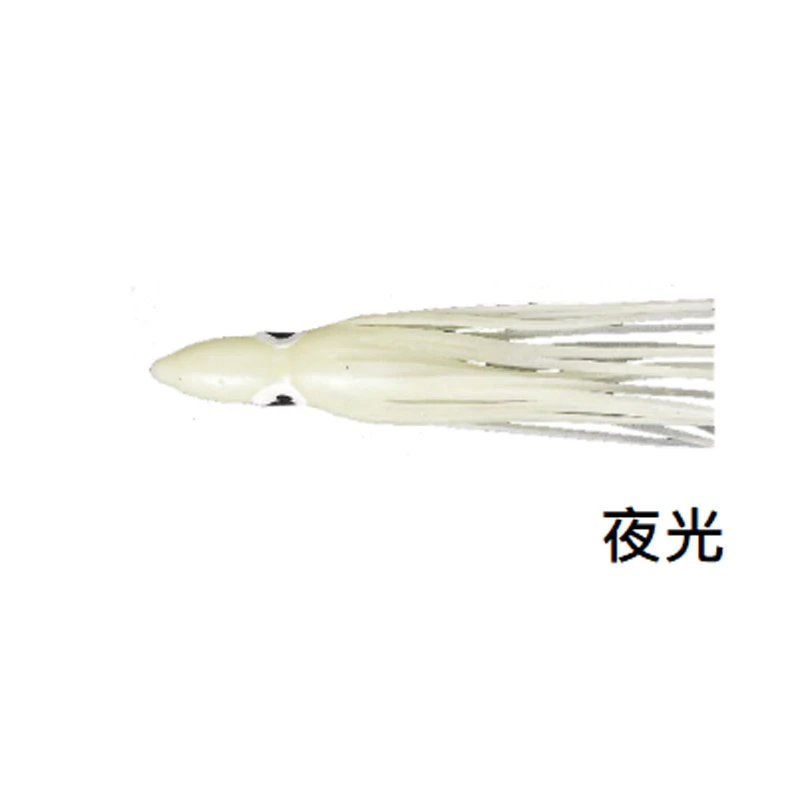 【世界釣具】YAMASHITA 夜光 大頭烏賊 路亞餌 軟蟲 假餌 一包五入