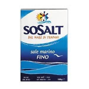 義大利細海鹽(藍盒)1kg | SOSALT 細海鹽 猶太鹽 泡菜鹽 無碘鹽