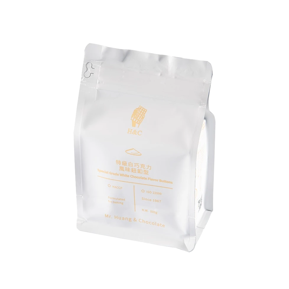 正慧H&C 特級白巧克力風味鈕釦500g