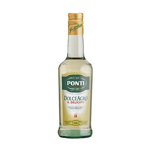 PONTI白葡萄醋500ml｜義大利進口白酒醋｜沙拉油醋專用