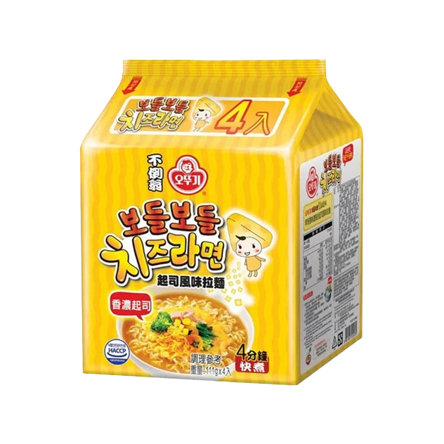 不倒翁起司拉麵111gx4入
