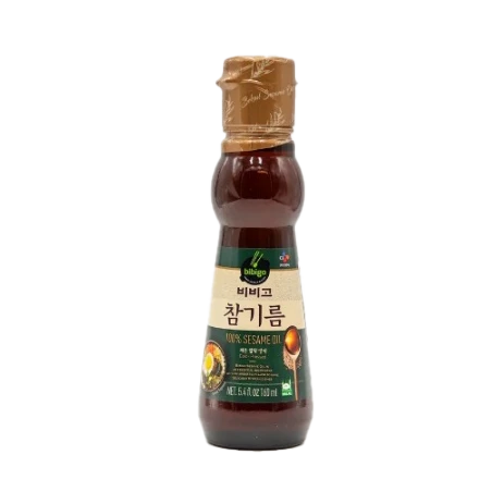 CJ BIBIGO芝麻油160ml｜韓國進口 100%純芝麻製成 家常料理必備