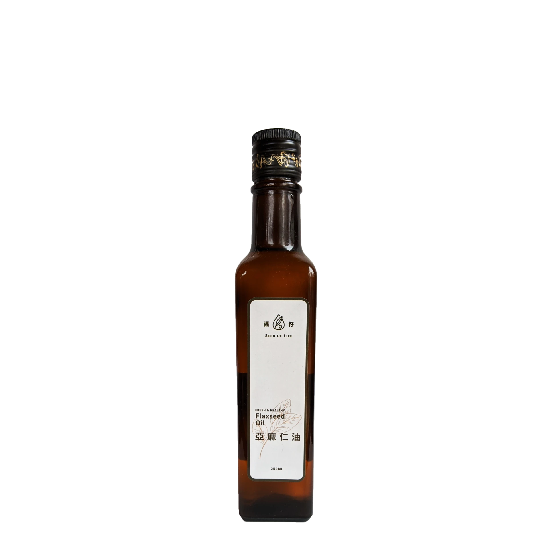 【超取免運】福籽冷壓初榨黃金亞麻籽油250ml