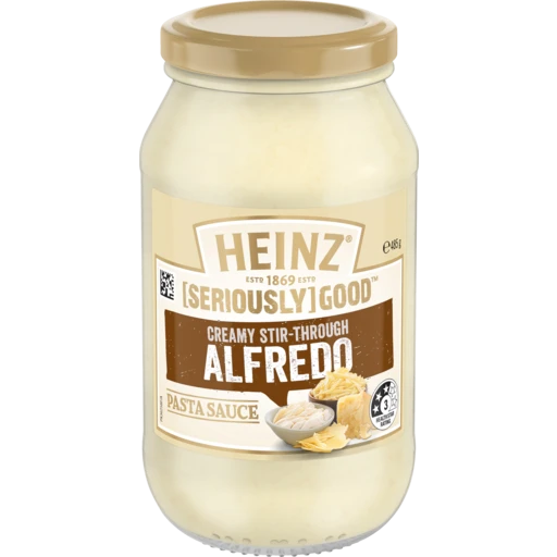 亨氏 Heinz 原味白醬義大利麵醬 485g｜紐西蘭進口奶油白醬