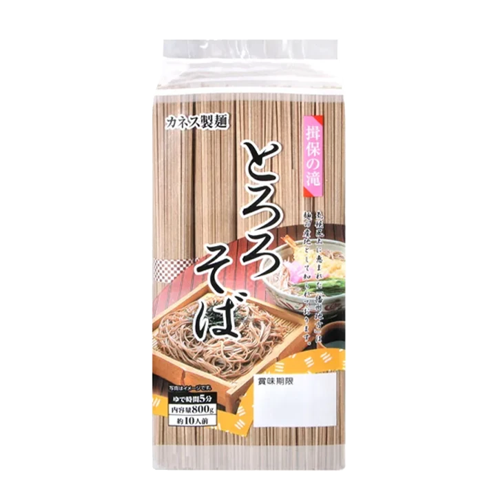 カネス揖保播州山藥蕎麥麵 800g｜日本兵庫縣製造｜10人份蕎麥麵