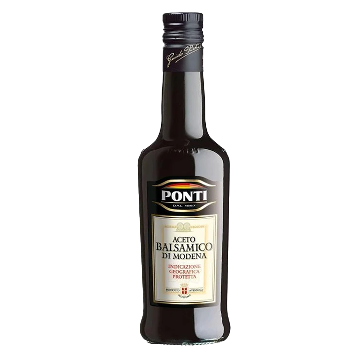 PONTI巴沙米可醋酸度6%500ml　巴沙米可醋｜P.G.I.地理認證 Modena橡木桶熟成 頂級油醋醬專用
