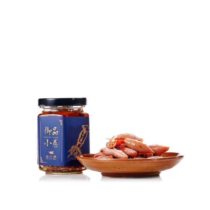 御品小卷180g｜香辣醃製小卷｜即食海味下酒菜