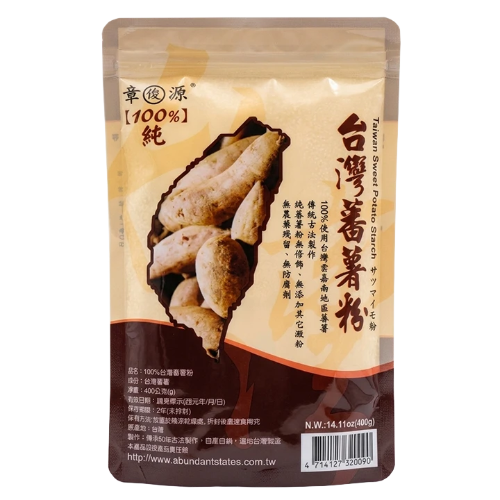 100%台灣蕃薯粉400g｜純地瓜粉｜非樹薯粉・無添加天然澱粉