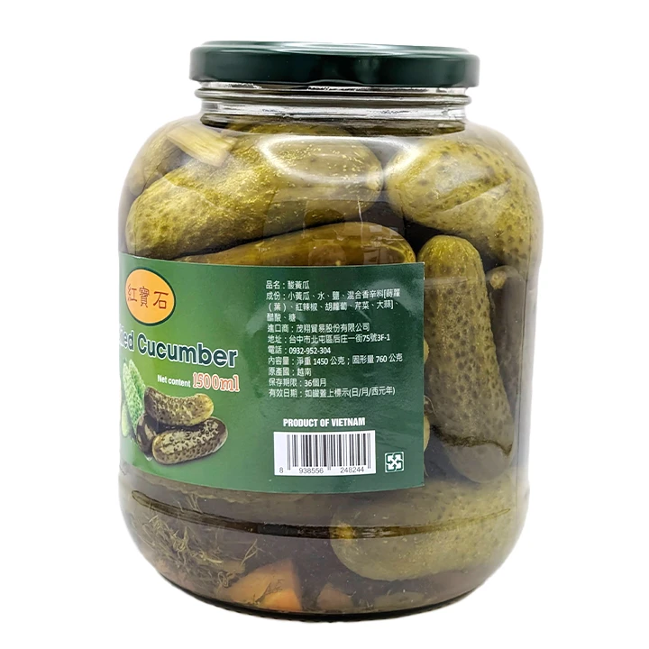 紅寶石酸黃瓜｜醃漬酸黃瓜・Pickles