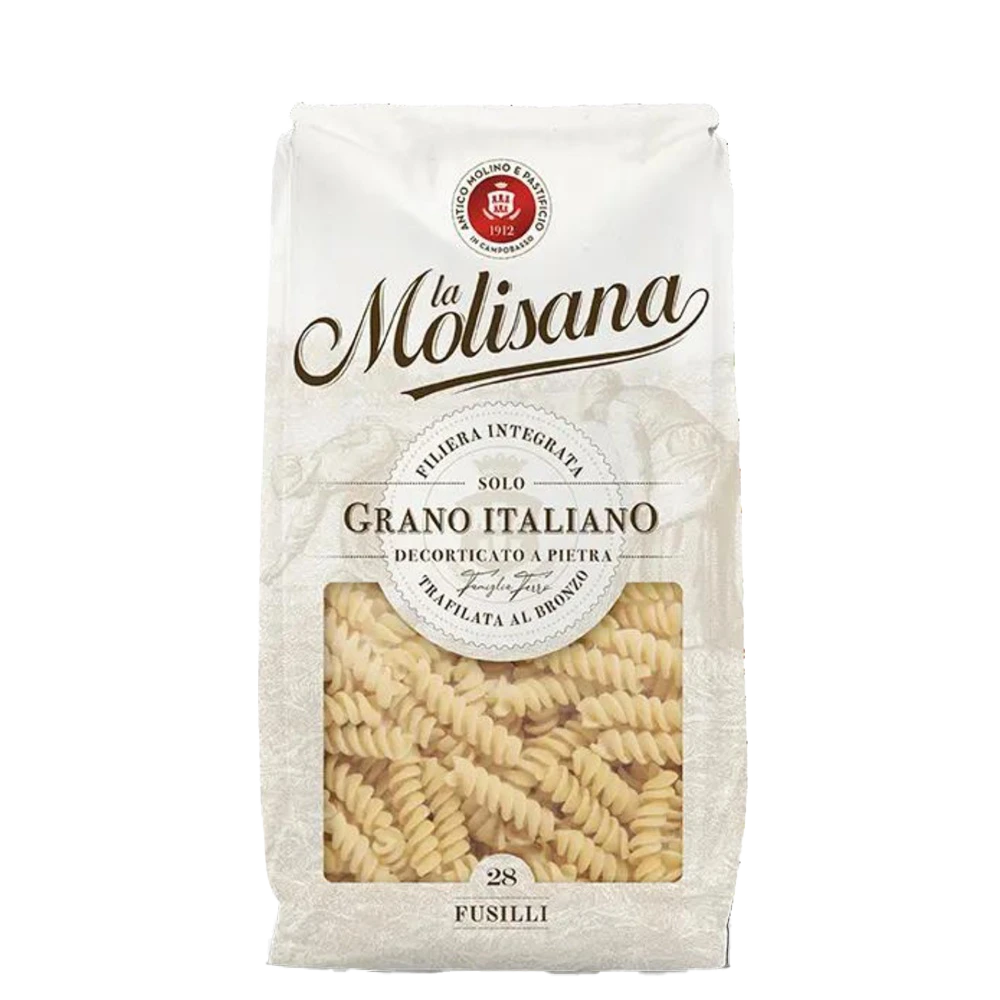 茉莉義大利28號螺旋麵500g｜石臼碾磨義大利麵 Fusilli