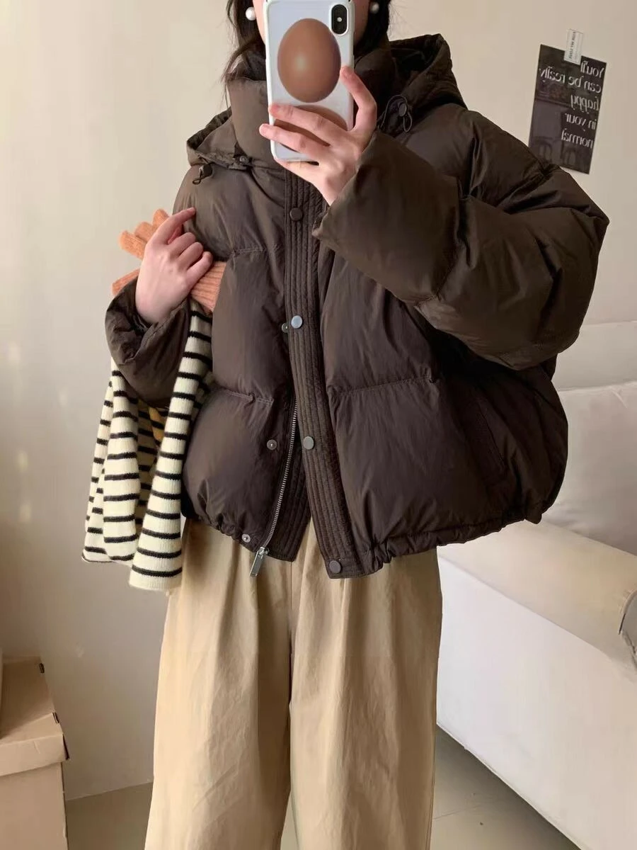 現貨 Ying Fashion Shop 限時優惠 超級厚實! 抗寒保暖 蓬蓬麵包棉服外套 加厚保暖 小個子 短版棉服外套