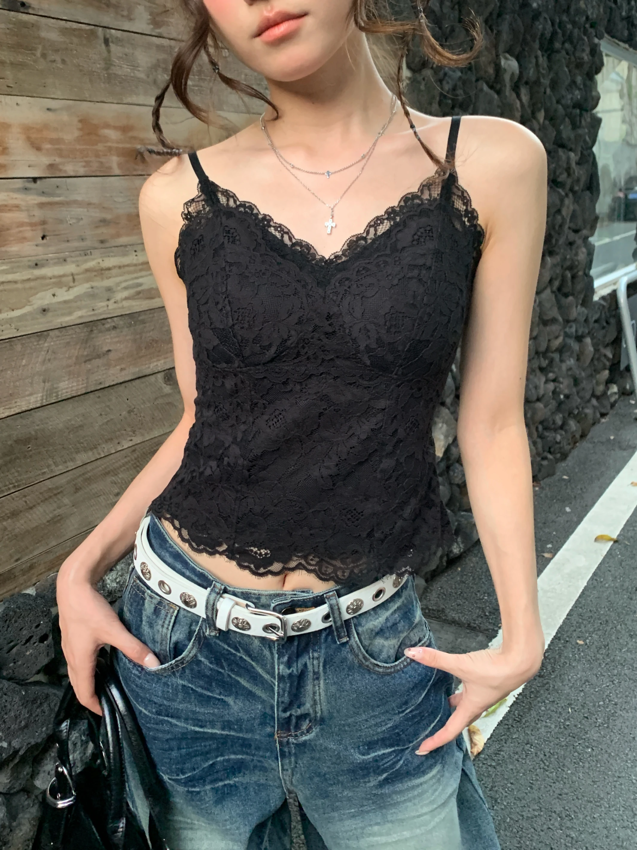 SEP116蕾絲浪漫Bratop_黑