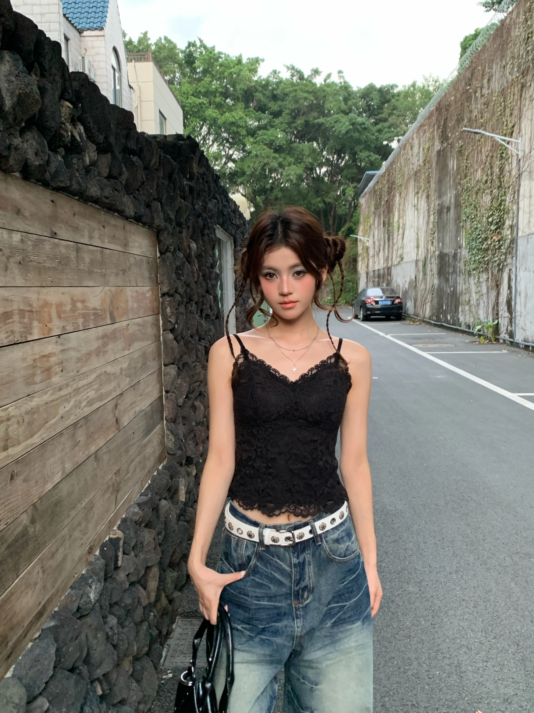 SEP116蕾絲浪漫Bratop_黑