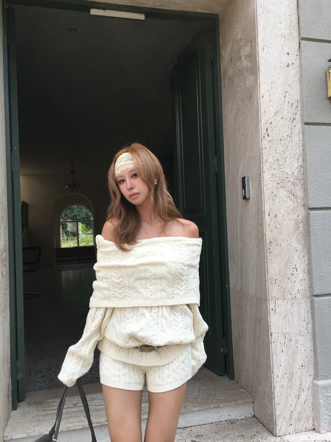 (Jenny團購)OJ15 麻花包臀小短褲_杏