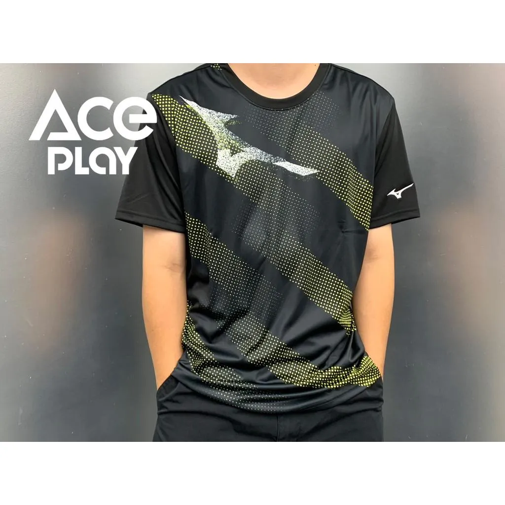 【Aceplay艾斯沛體育】MIZUNO 美津濃 羽球短袖T恤 吸汗 快乾  72TAB504 01/09/37