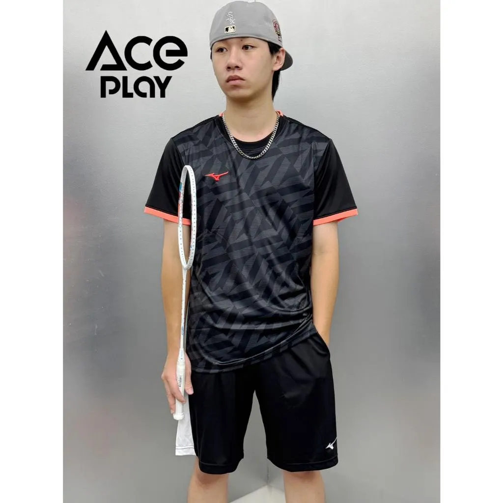 【Aceplay艾斯沛體育】MIZUNO 美津濃 羽球短袖T恤 合身 吸汗 快乾  72TAB50201/21