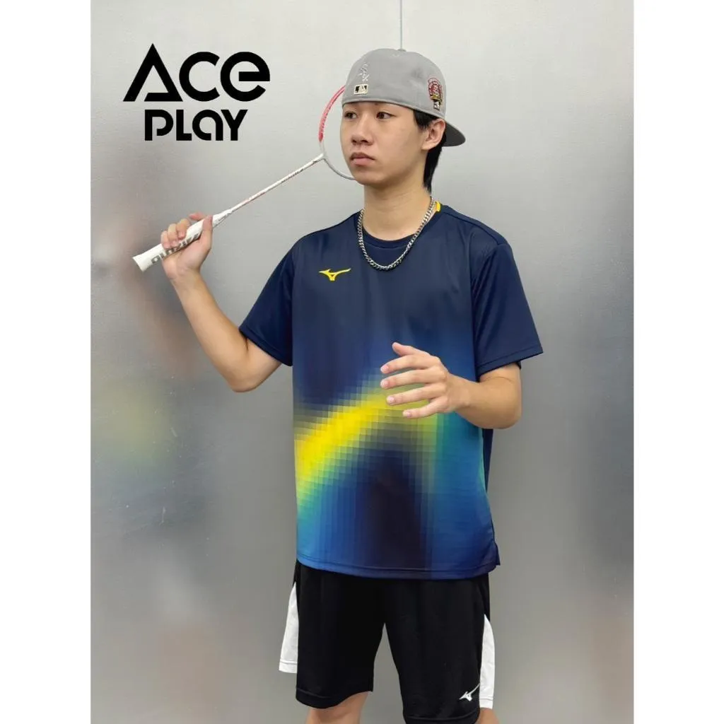 【Aceplay艾斯沛體育】MIZUNO 美津濃 羽球短袖T恤 吸汗快乾 62JAC00114