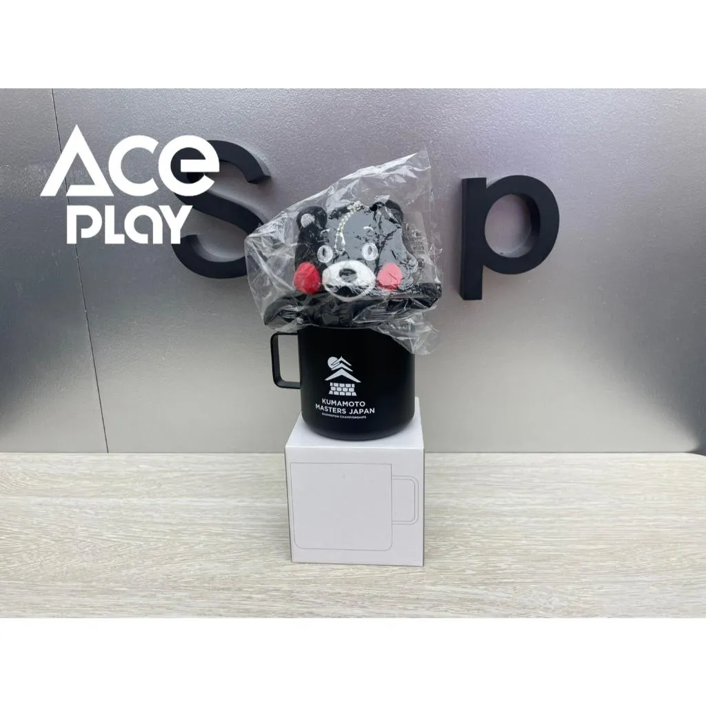 【Aceplay艾斯沛體育】YONEX 優乃克 熊本熊聯名 馬克杯 熊本熊玩偶