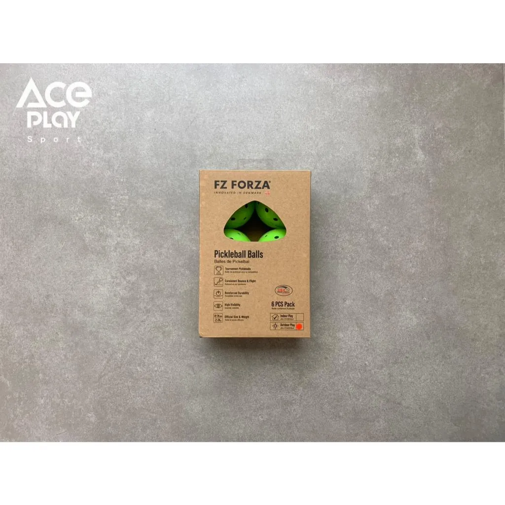 【Aceplay艾斯沛體育】FZ FORZA 匹克球賽事專業用球6入 FB-PKCP06