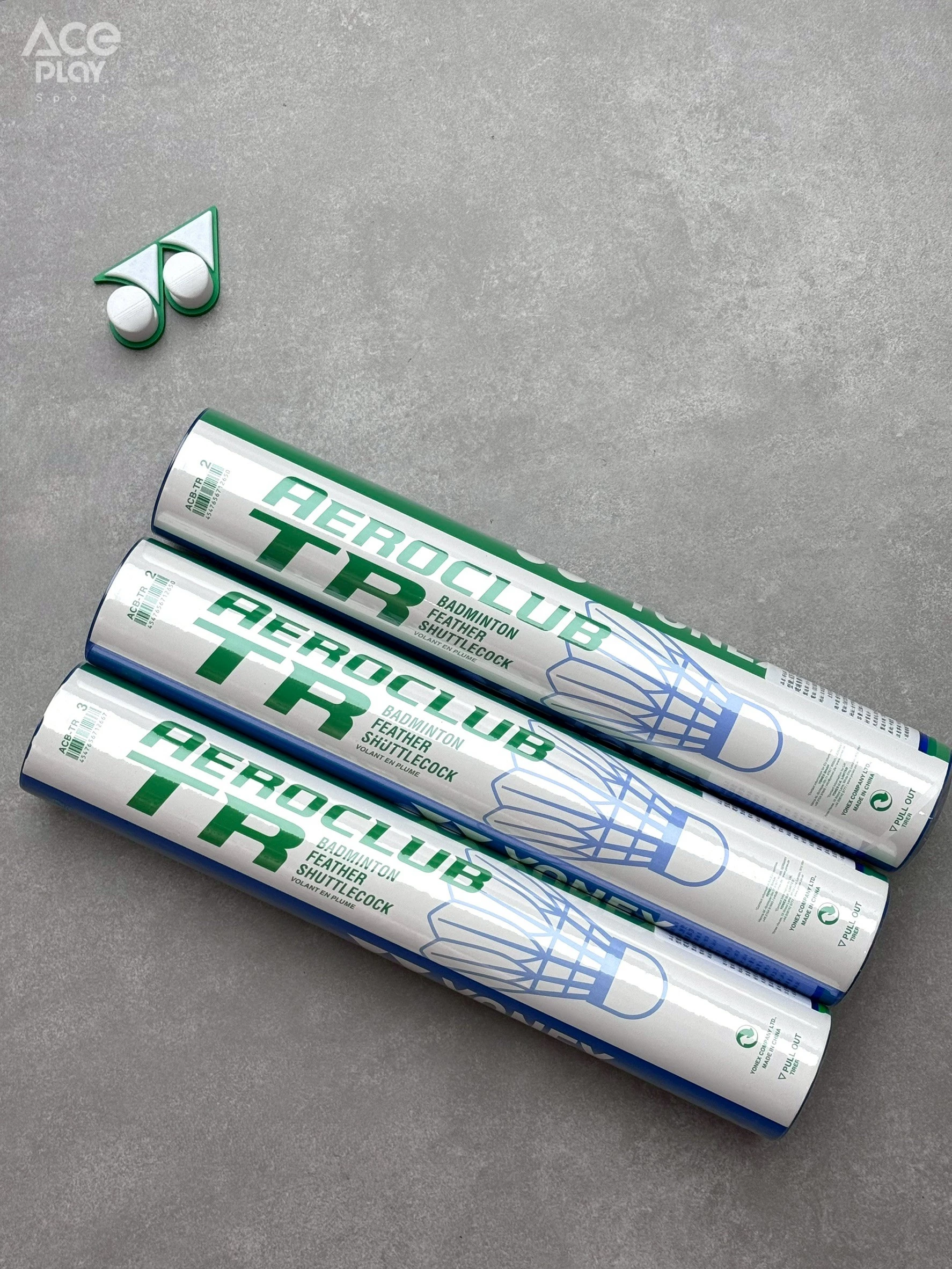 【Aceplay艾斯沛體育】YONEX 優乃克 AEROCLUB TR  鴨毛羽毛球