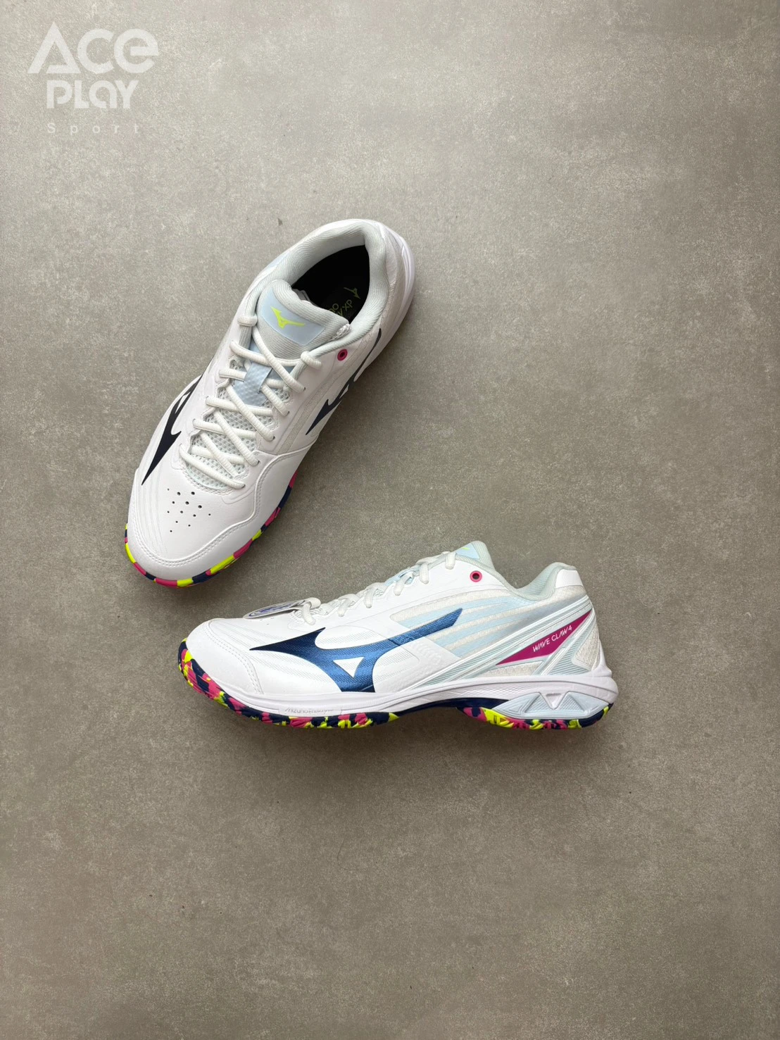 【Aceplay艾斯沛體育】MIZUNO 美津濃 WAVE CLAW 4 羽球鞋 71GA264302