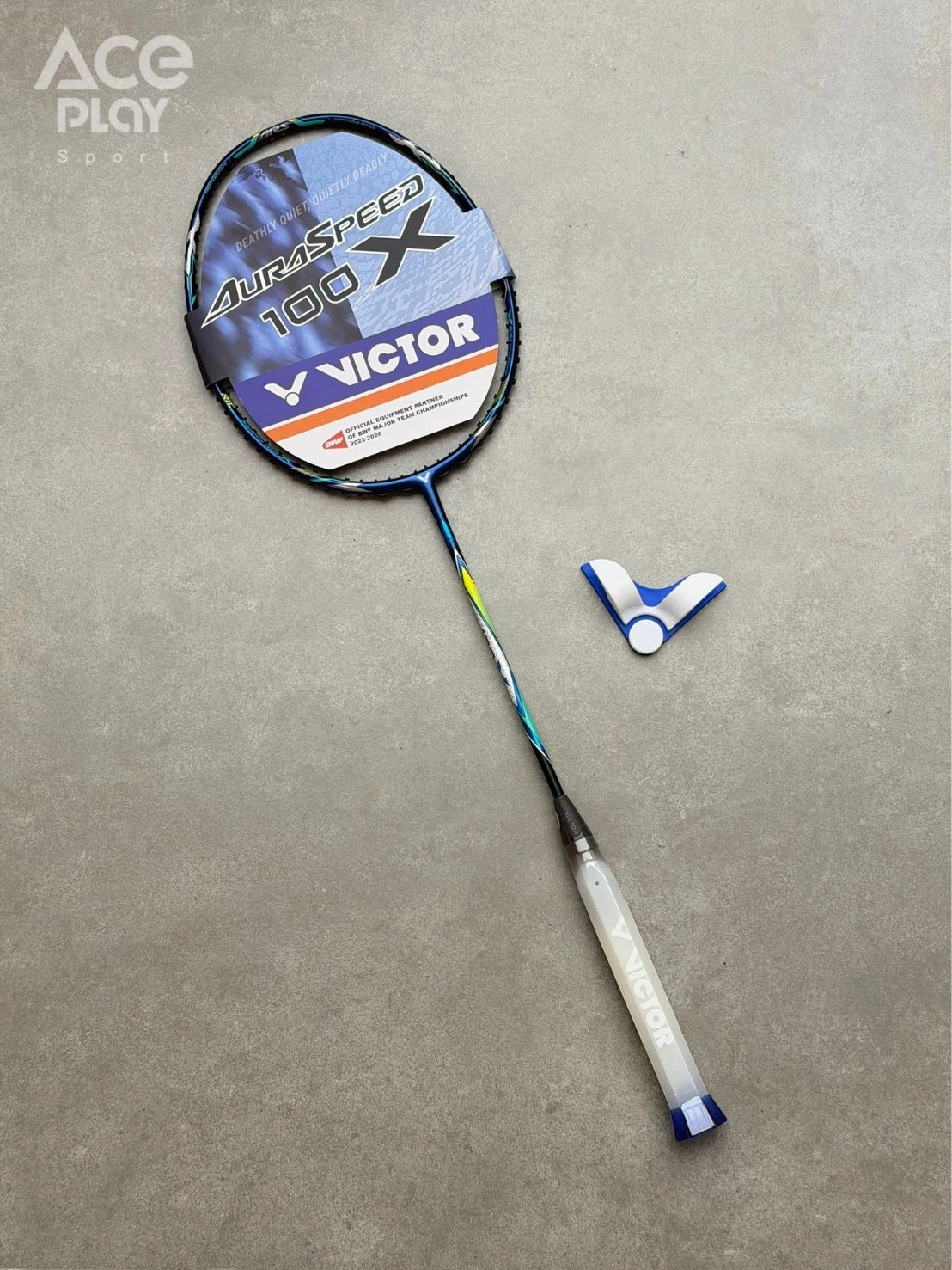【Aceplay艾斯沛體育】VICTOR 勝利 神速ARS100X羽球拍 4UG5 深海藍 A1ARS100XB