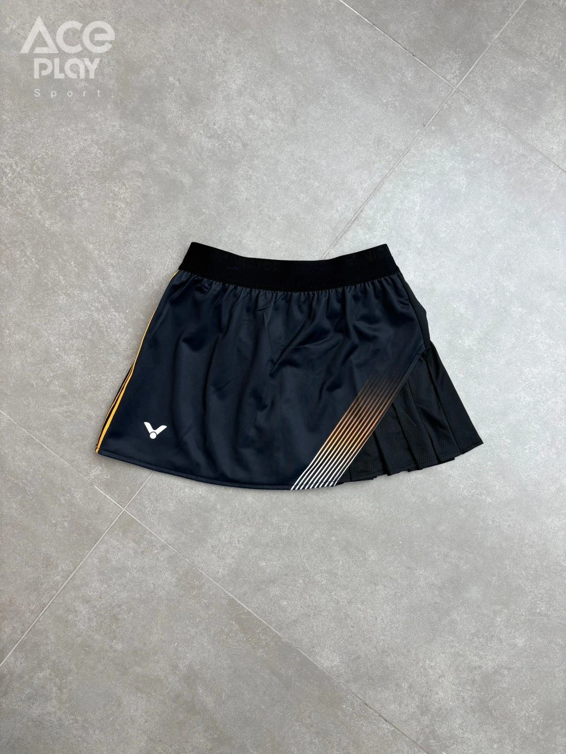 【Aceplay艾斯沛體育】零碼 VICTOR 勝利 針織羽球短裙 K-46300 A K-46300 C 黑L