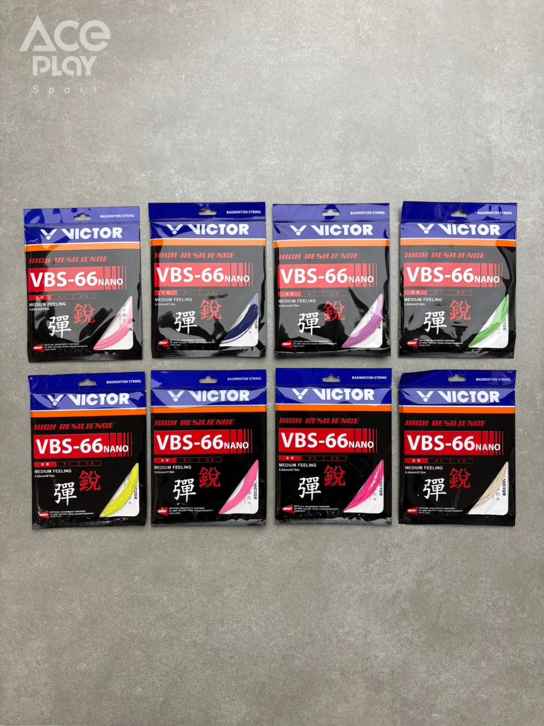 【Aceplay艾斯沛體育】VICTOR 勝利 VBS-66N 羽毛球拍線 控球 高彈 速度