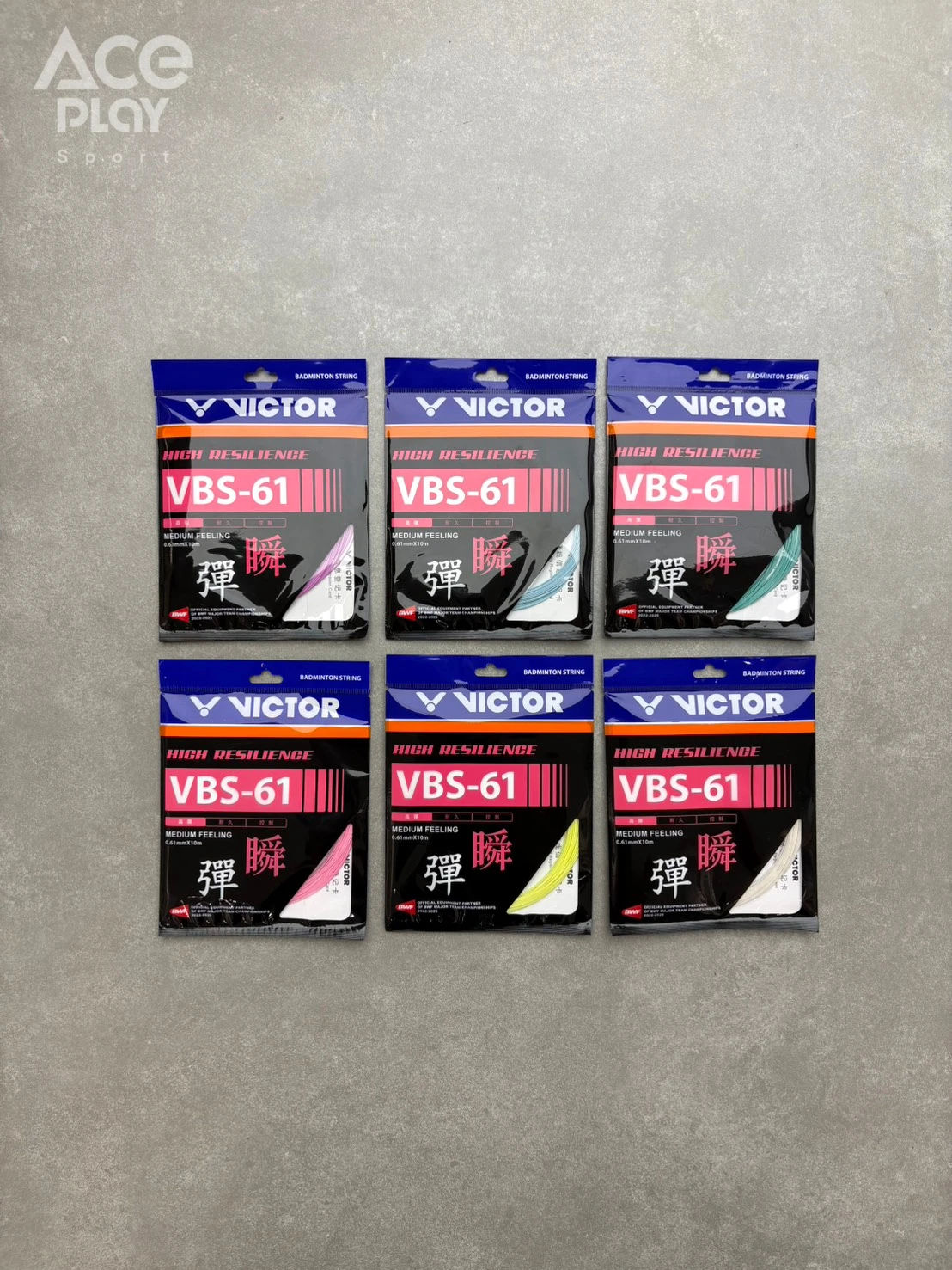 【Aceplay艾斯沛體育】VICTOR 勝利 VBS-61 羽球拍線