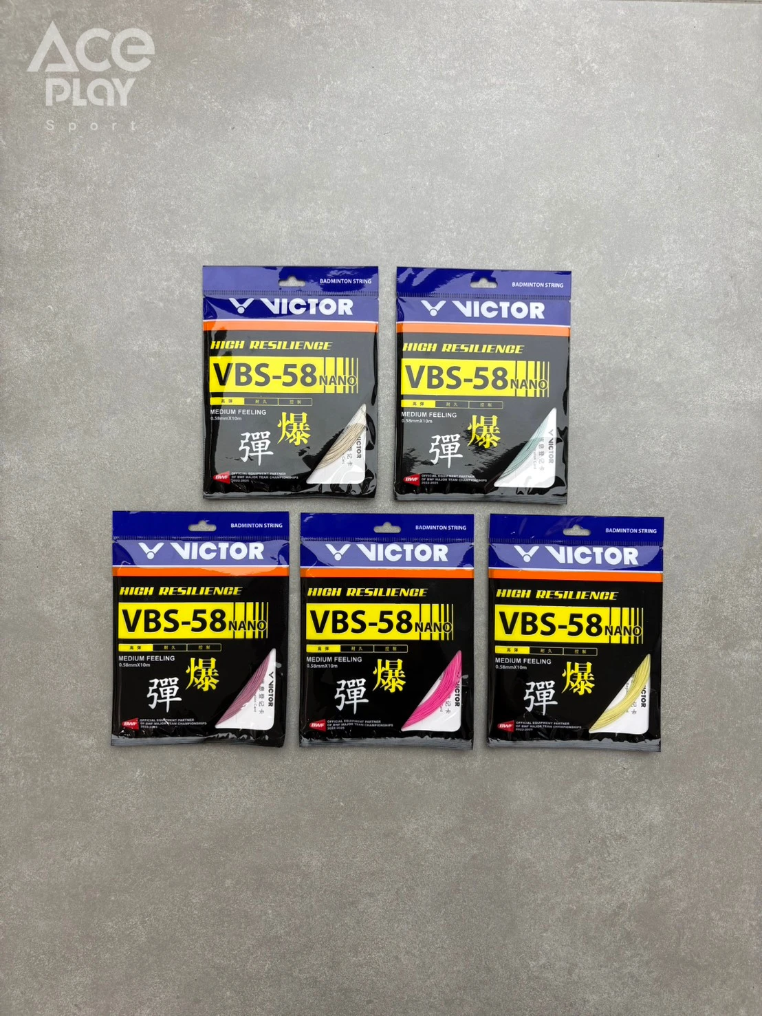 【Aceplay艾斯沛體育】VICTOR 勝利 VBS-58 羽球拍線