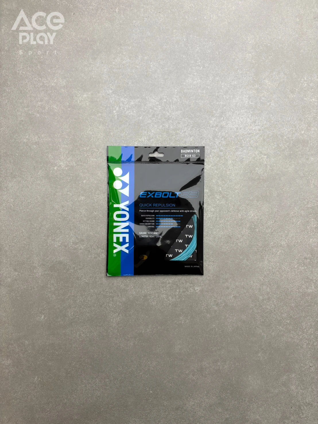 【Aceplay艾斯沛體育】YONEX 優乃克 BGXB63 羽球拍線