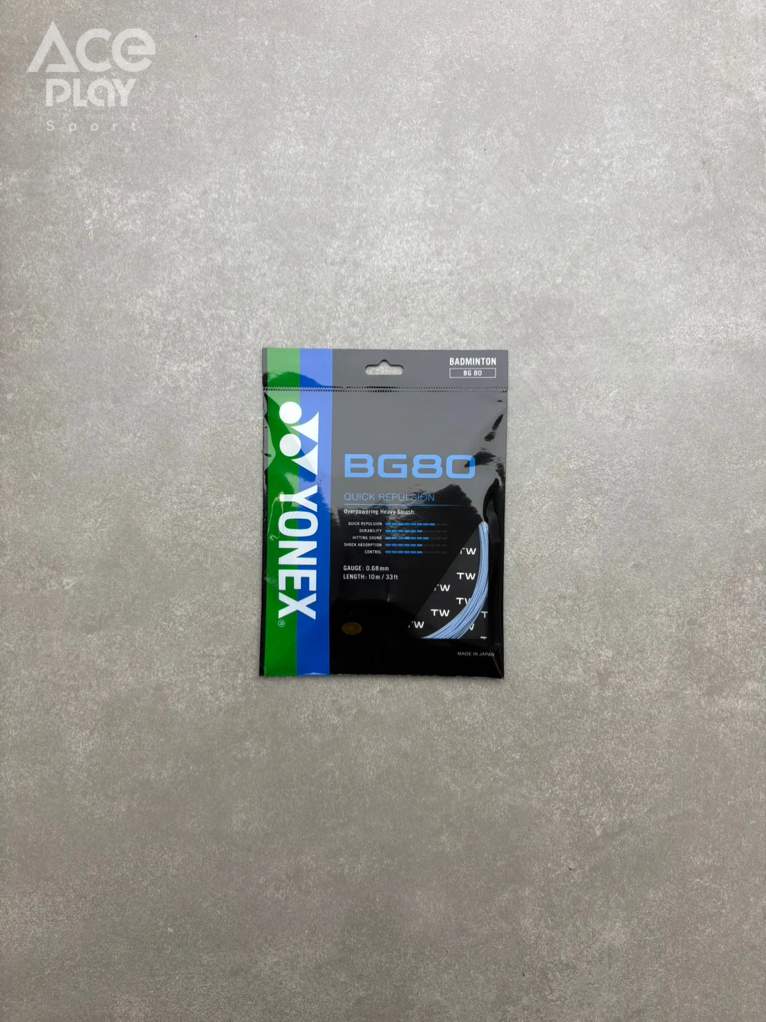 【Aceplay艾斯沛體育】YONEX 優乃克 羽球線 BG-80 羽球拍線