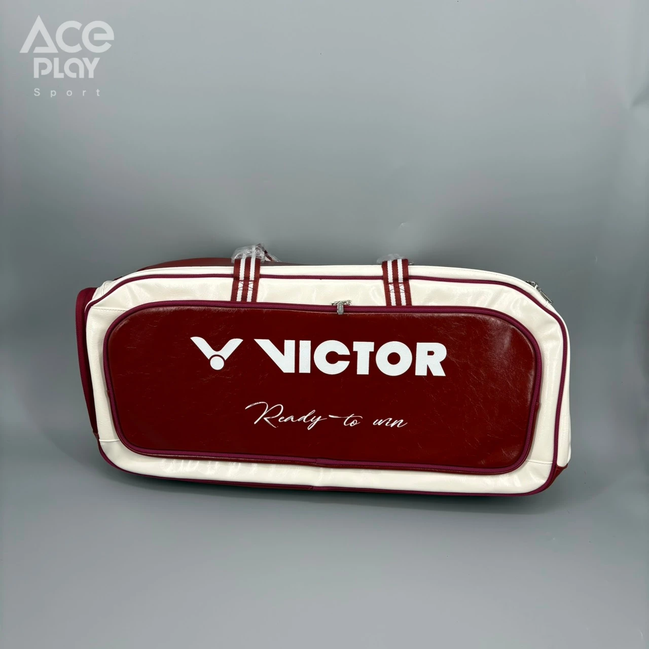【Aceplay艾斯沛體育】VICTOR 勝利 矩形包 象牙白/波特酒紅 C-BR9615LD
