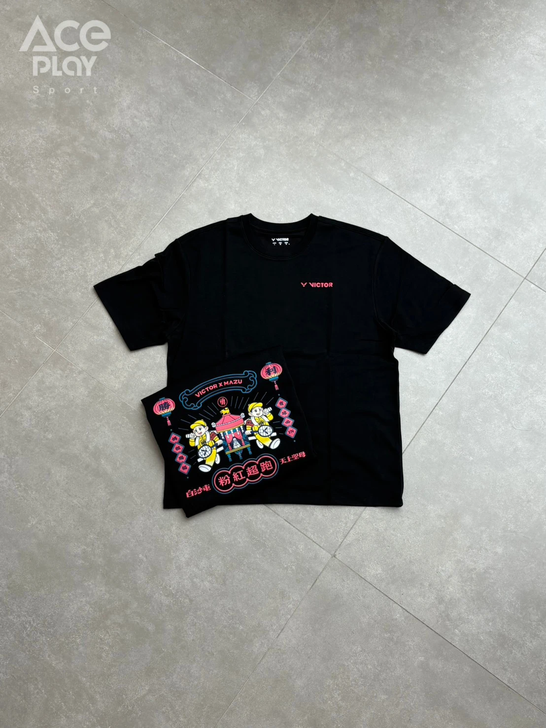 【Aceplay艾斯沛體育】VICTOR 勝利 白沙屯媽祖聯名T-Shirt 抬轎勇者款 T-2603BMZ C