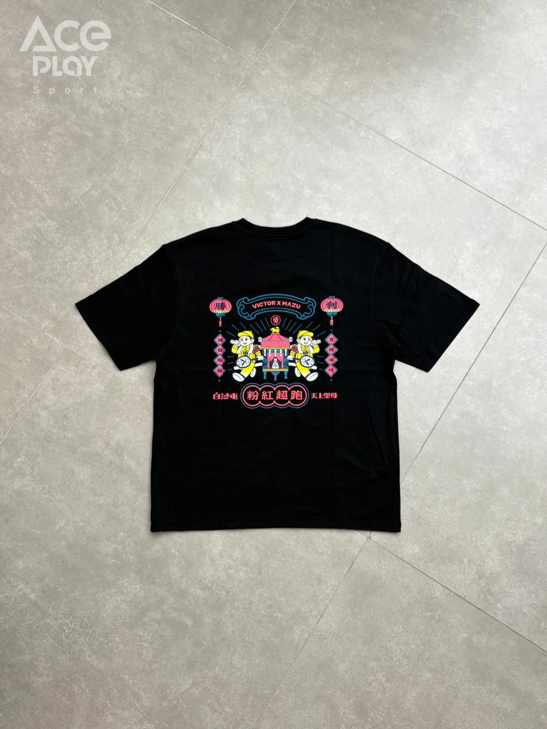 【Aceplay艾斯沛體育】VICTOR 勝利 白沙屯媽祖聯名T-Shirt 抬轎勇者款 T-2603BMZ C