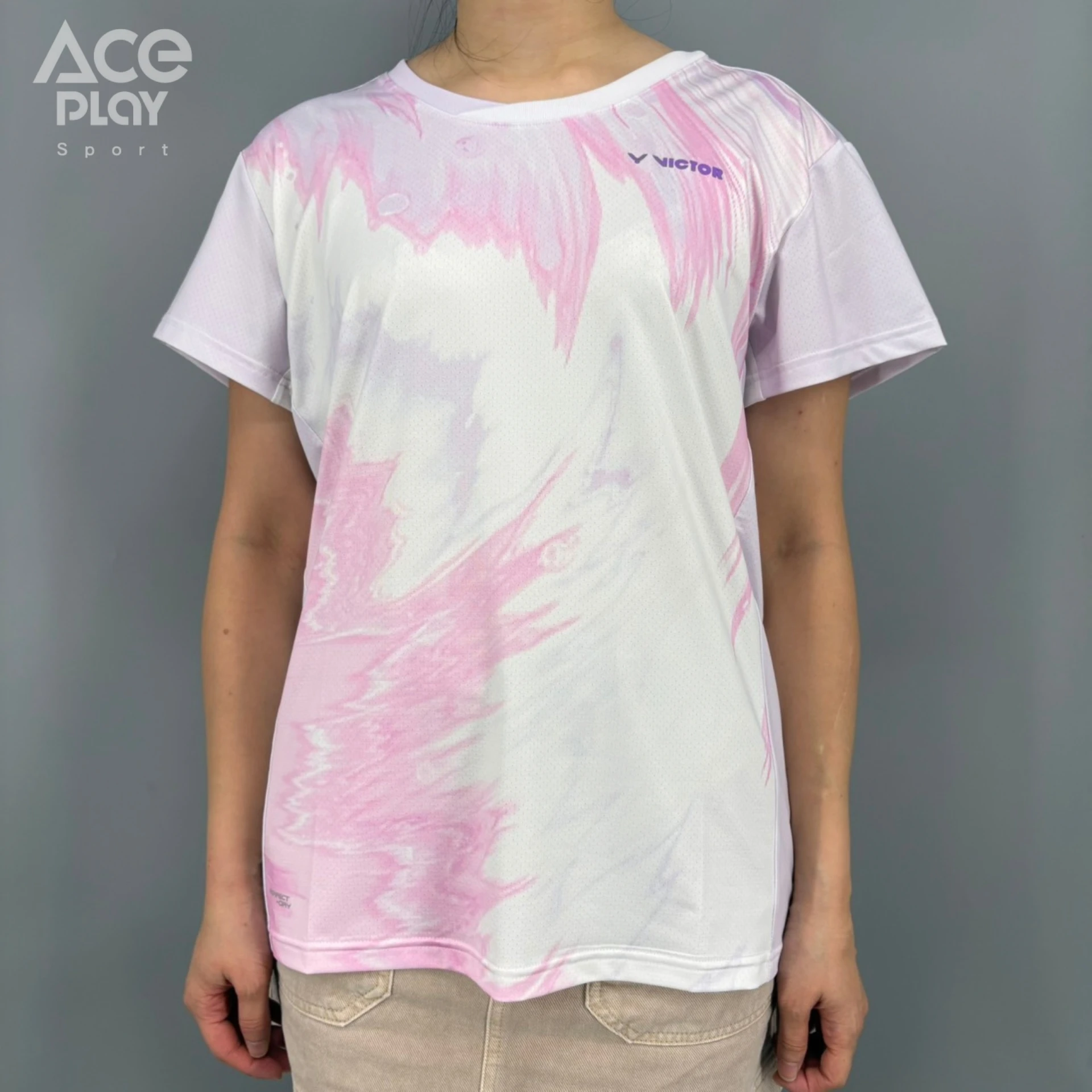 【Aceplay艾斯沛體育】零碼 VICTOR 針織賽服 T-Shirt (女款) T-61021 T  XL