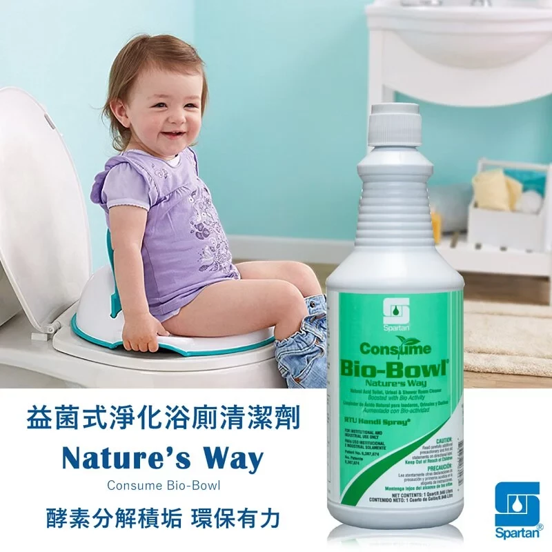 【斯巴達 SPARTAN】BioBowl益菌式表裡淨化浴廁清潔劑946ml 【斯巴達 SPARTAN】BioBowl益菌式表裡淨化浴廁清潔劑946ml