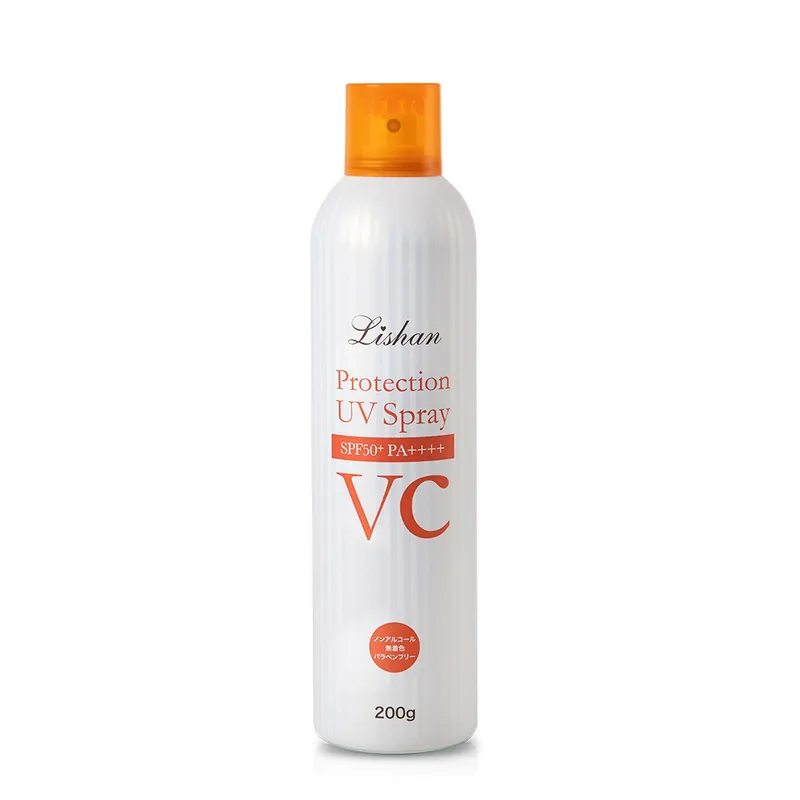 【日本 Lishan】UV 防曬噴霧 SPF50+ PA++++(小橘美C舒緩款)200g